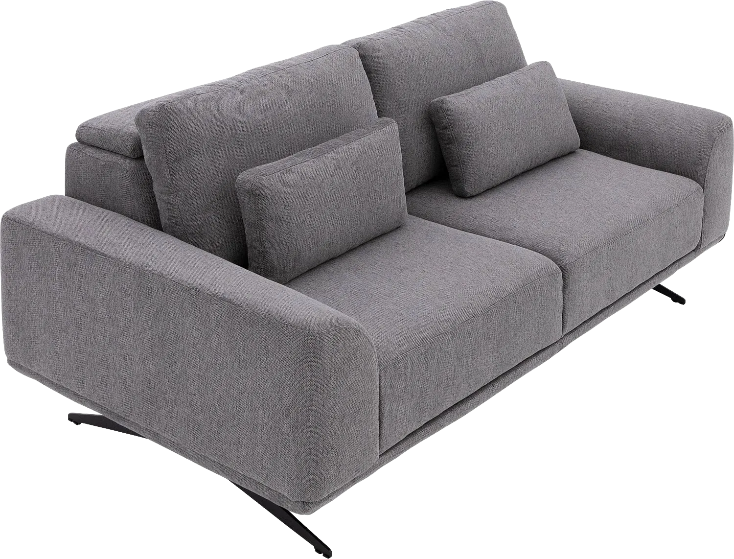 Goossens Excellent Princess Bank Stof Grijs - 8234481-goossens-excellent-princess-bank-stof-grijs-10