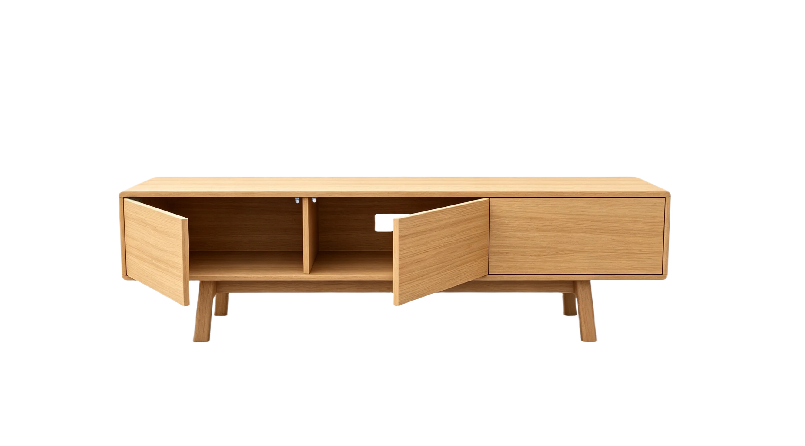 Goossens Basic Emilie Tv Meubel Eiken Blank - 8260423-goossens-basic-emilie-tv-meubel-eiken-blank-03
