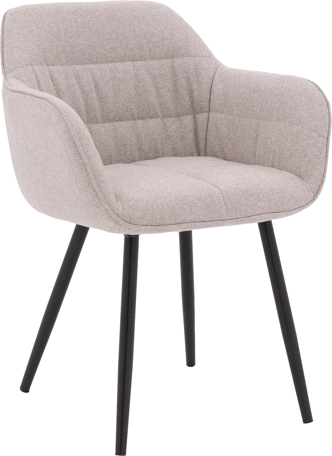 Goossens Basic Lize Eetkamerstoel Stof Bruin - 8235238-goossens-basic-lize-eetkamerstoel-stof-bruin-01