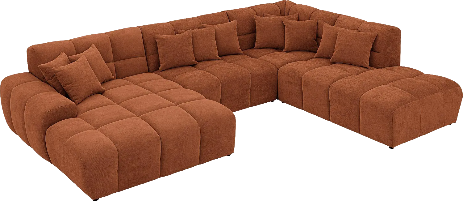 Goossens Excellent Kubus Bank Stof Bruin - 8252897-goossens-excellent-kubus-bank-stof-bruin-04