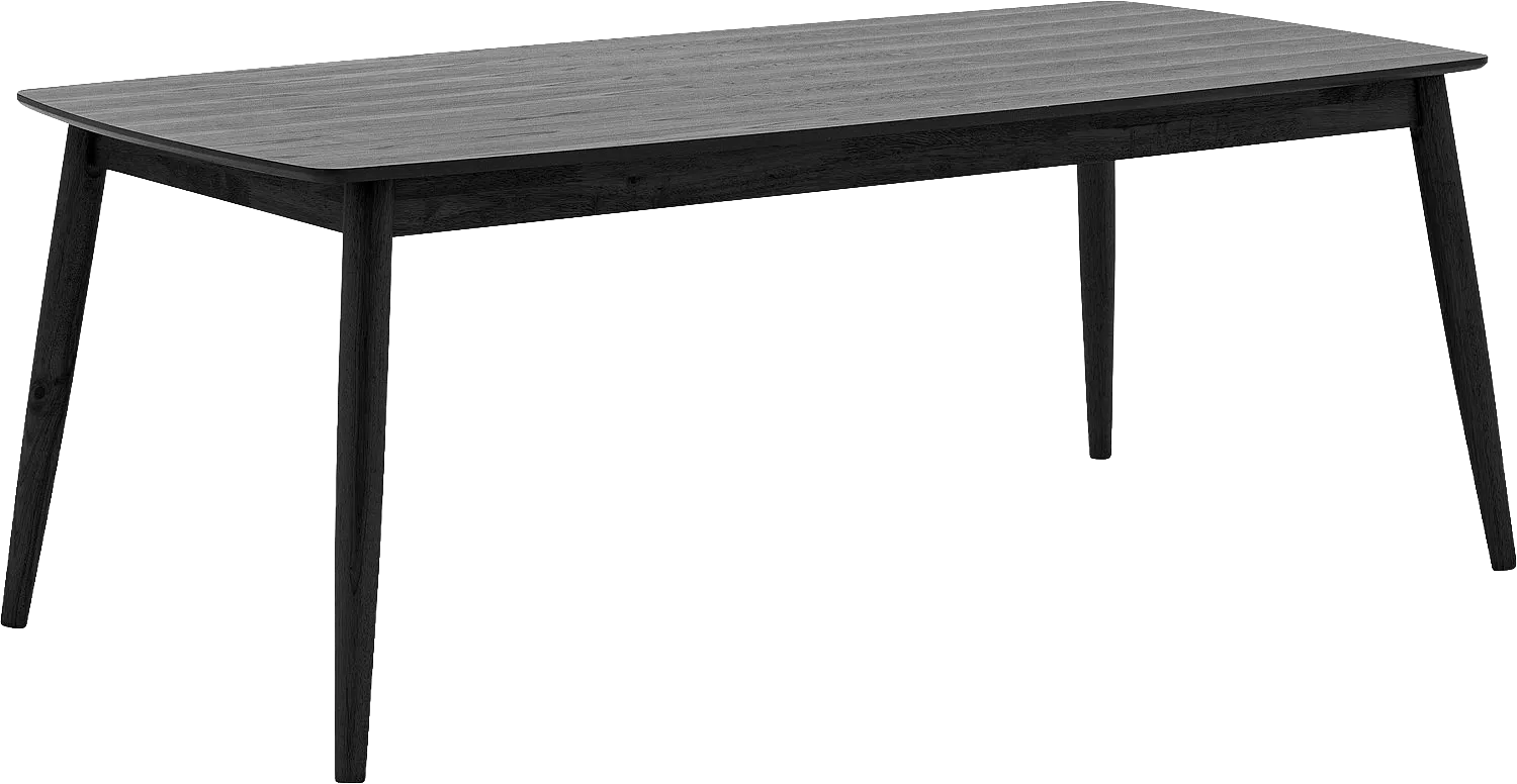 Goossens Boaz Eettafel Eiken Zwart - 8233625-goossens-boaz-eettafel-eiken-zwart-01