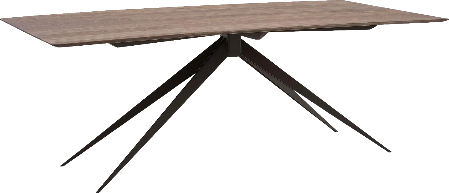 Goossens Excellent Eettafel Uniek, Rechthoekig 200 x 100 cm