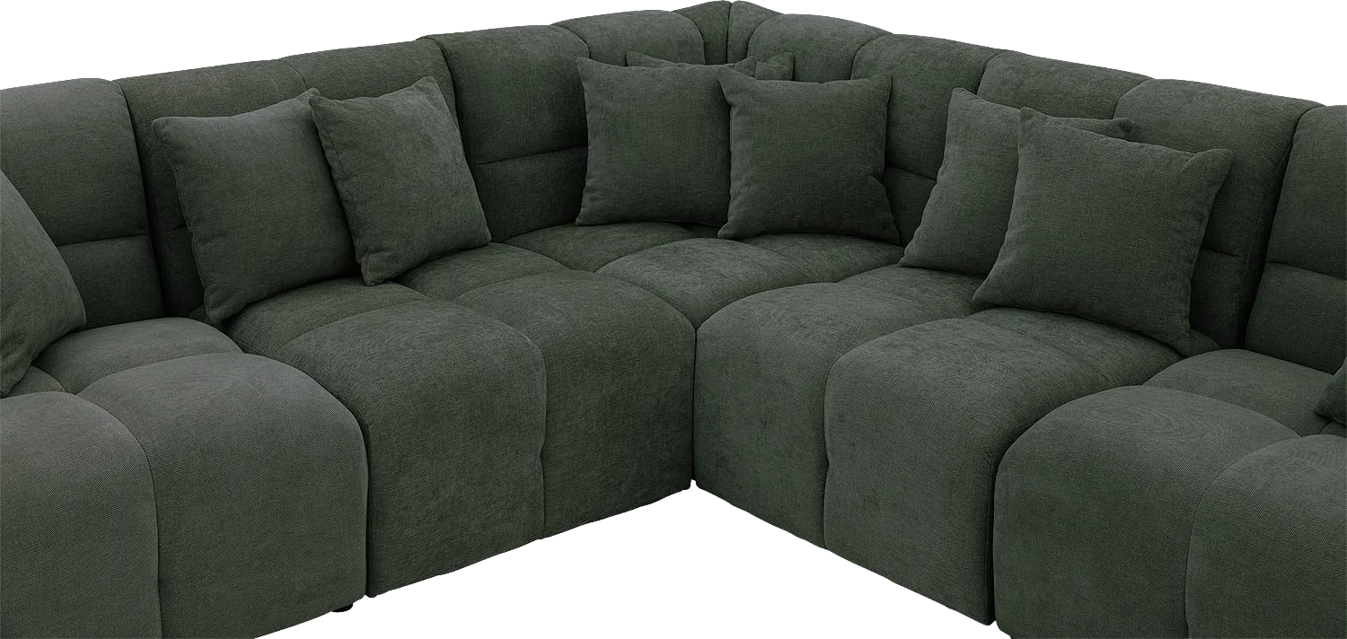 Goossens Excellent Kubus Bank Stof Groen - 8252768-goossens-excellent-kubus-bank-stof-groen-05