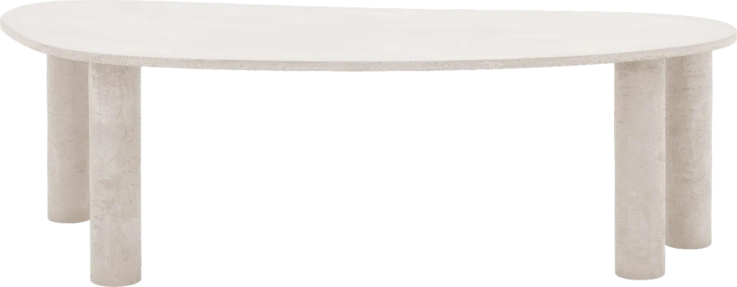 Goossens Stone Eettafel Beton Wit - 8231891-goossens-stone-eettafel-beton-wit-03