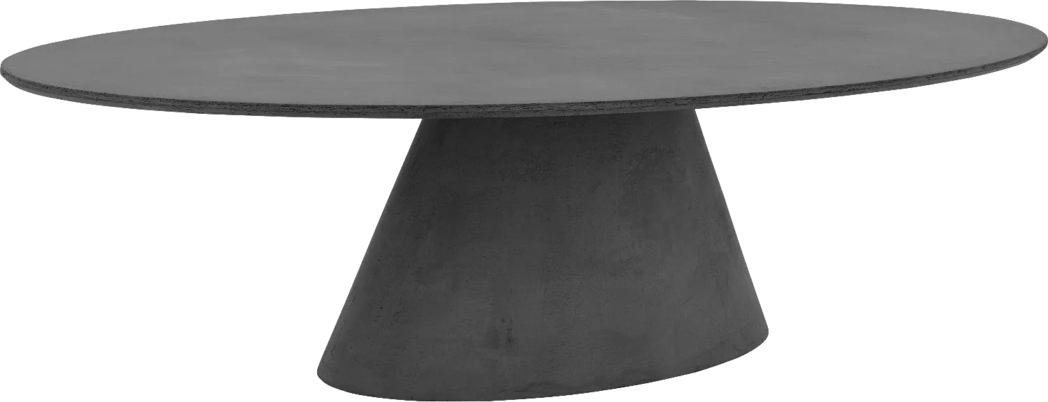 Goossens Eettafel Stone, Ovaal 270 x 120 cm