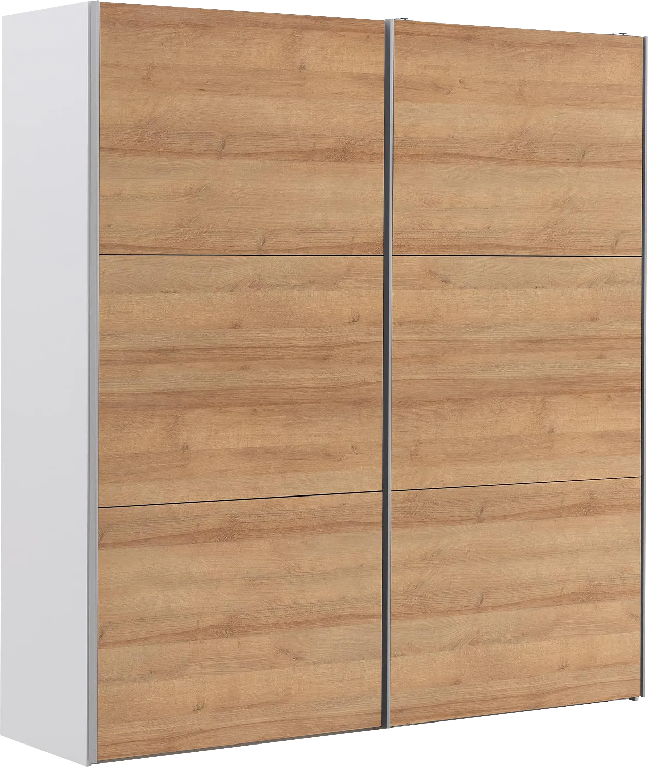 Goossens Kledingkast Easy Storage Sdk, 203 cm breed, 220 cm hoog, 2x 3 paneel schuifdeuren