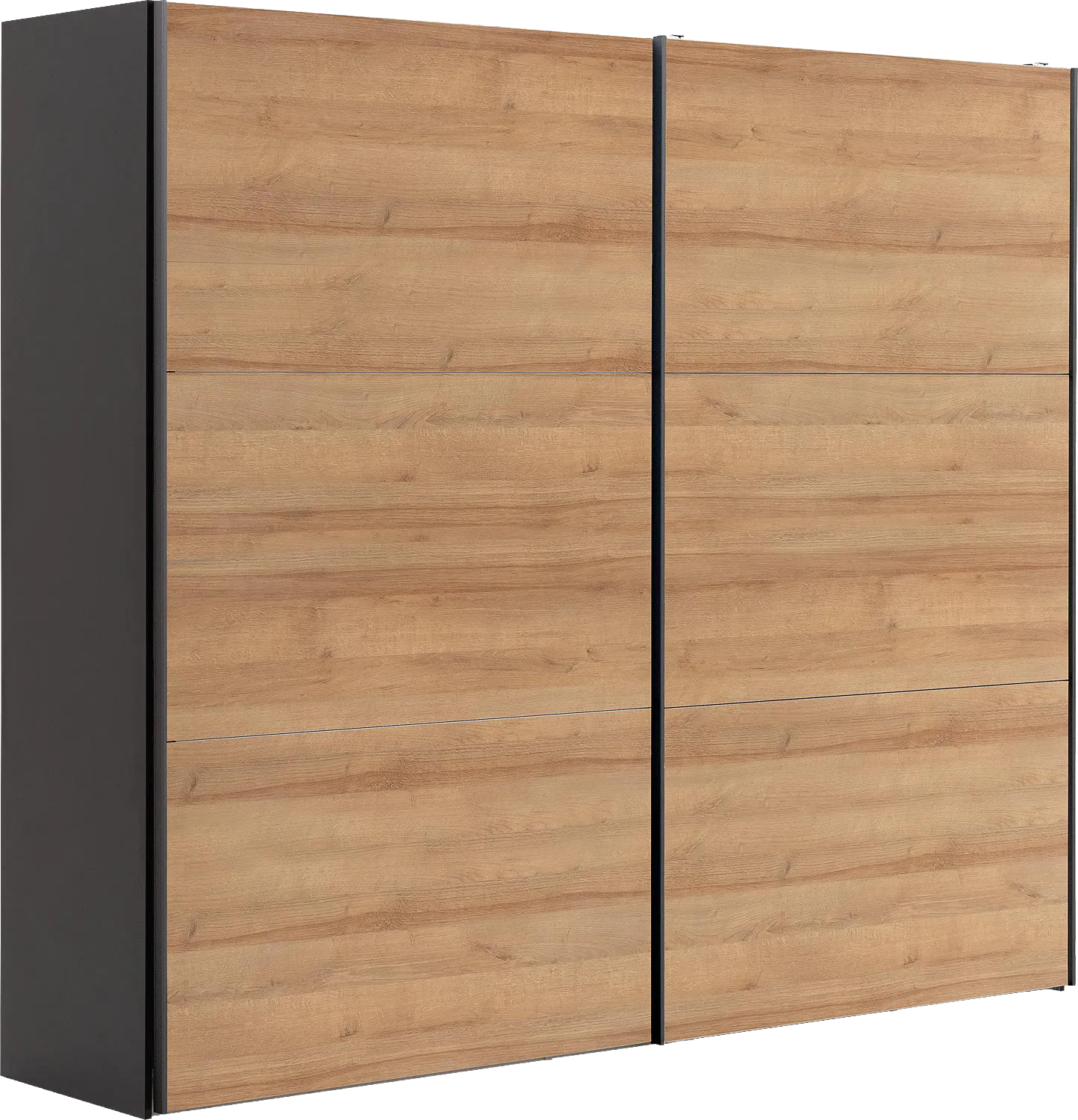 Goossens Kledingkast Easy Storage Sdk, 253 cm breed, 220 cm hoog, 2x 3 paneel schuifdeuren