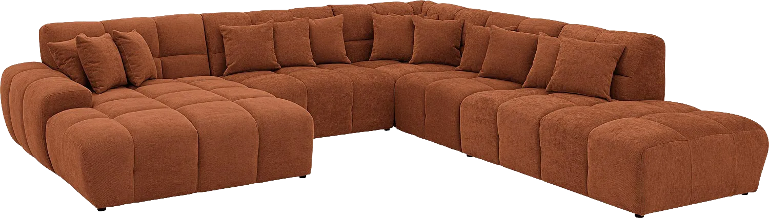Goossens Excellent Kubus Bank Stof Bruin - 8252789-goossens-excellent-kubus-bank-stof-bruin-02
