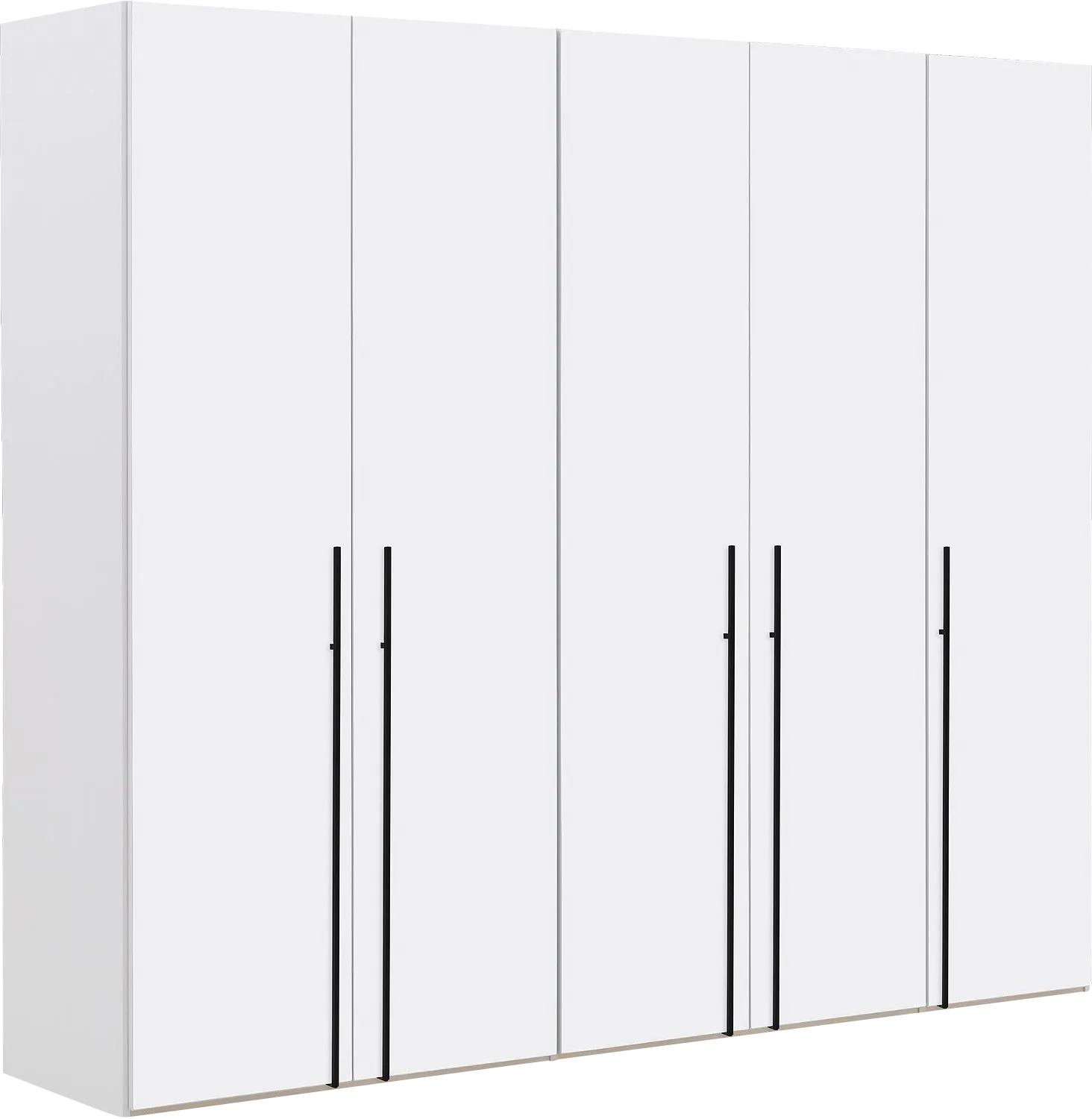 Goossens Kledingkast Easy Storage Ddk, Kledingkast 253 cm breed, 220 cm hoog, 5x draaideur