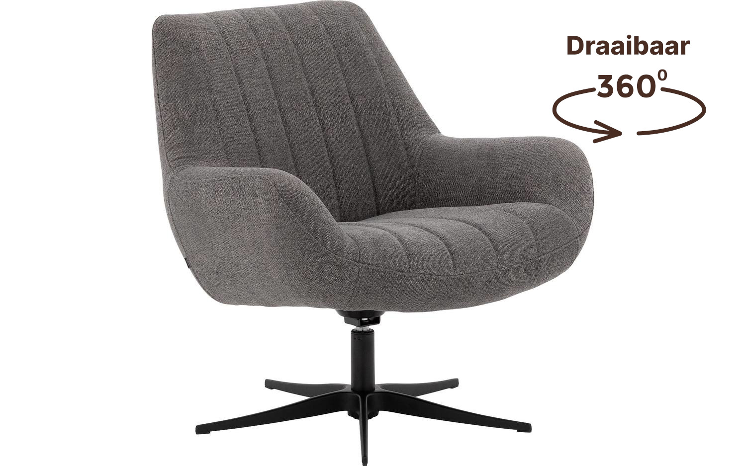 Goossens Draaifauteuil Kamille, Draaifauteuil
