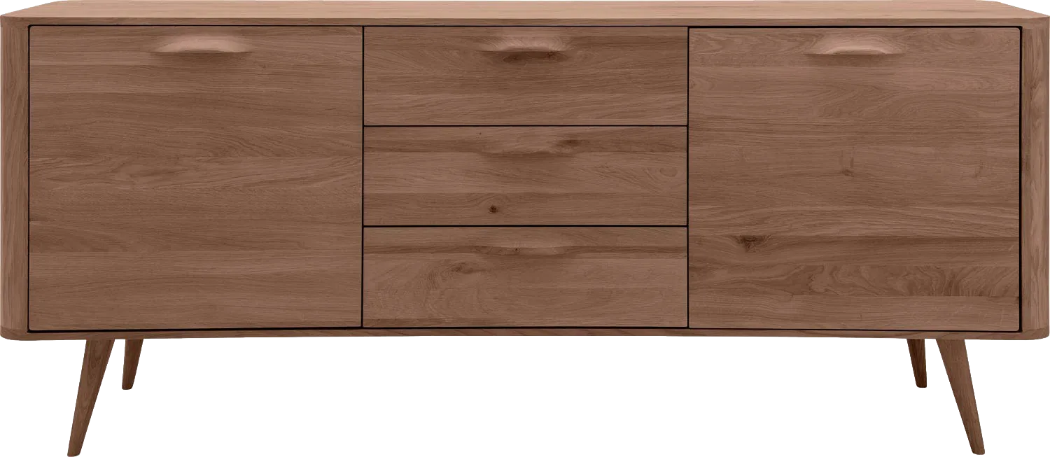 Goossens Dressoir Bjarte, 2 deuren 3 laden