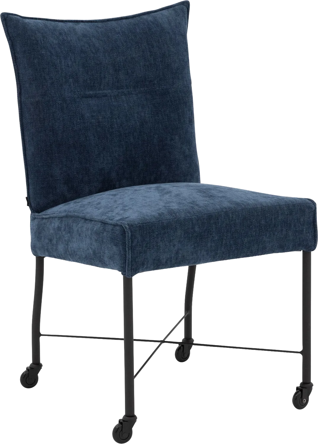Goossens Erik Eetkamerstoel Stof Blauw - 8235804-goossens-erik-eetkamerstoel-stof-blauw-01