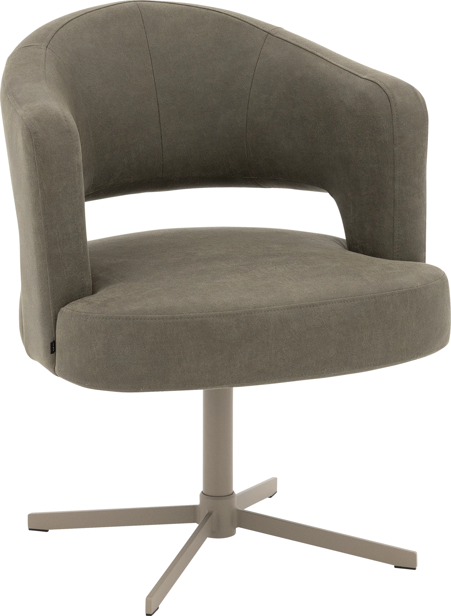 Goossens Excellent Roma Eetkamerstoel Micro Leer Groen - 8260734-goossens-excellent-roma-eetkamerstoel-micro-leer-groen-01