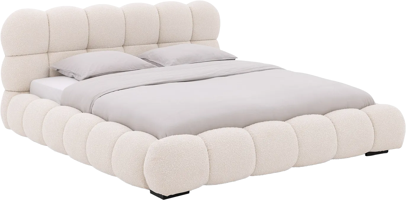 Goossens Gestoffeerd Bedframe Cloud, 160 x 210 cm