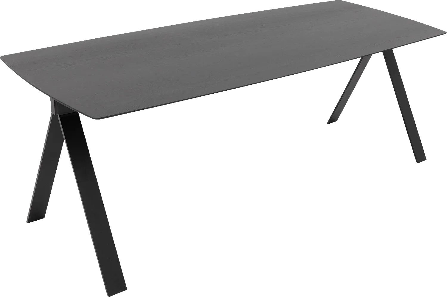 Goossens Excellent Eettafel Uniek, Semi rechthoekig 200 x 100 cm