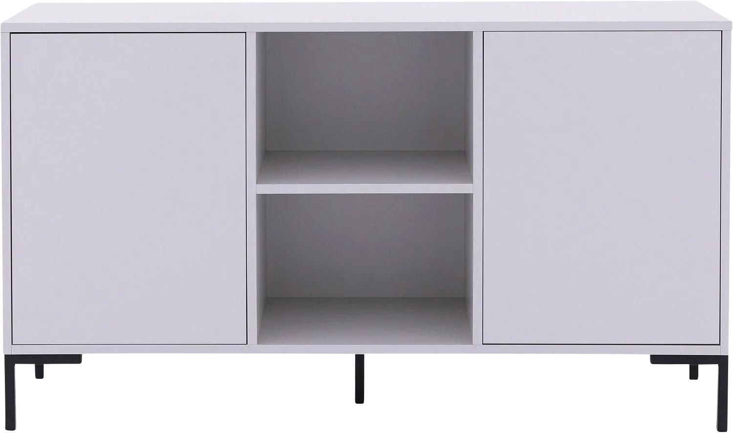 Goossens Basic Dressoir Madrid, 2 deuren met 2 open vakken