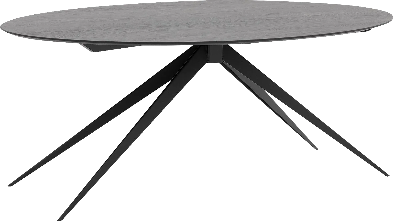 Goossens Excellent Eettafel Uniek, Ovaal 180 x 110 cm