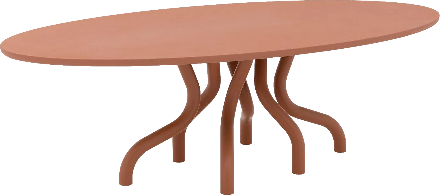 Goossens Excellent Matera Eettafel Leefbeton Rood - 8243730-goossens-excellent-matera-eettafel-leefbeton-rood-01