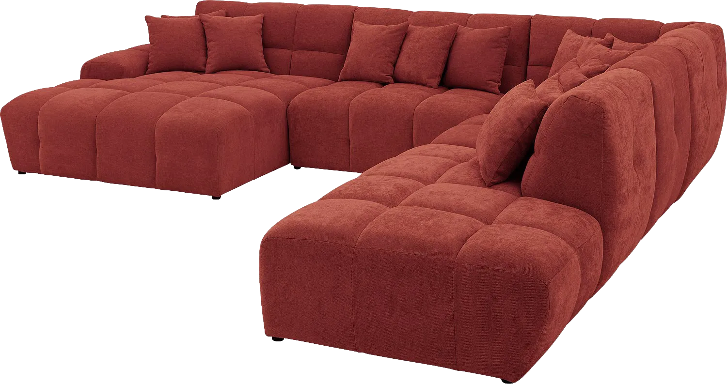 Goossens Excellent Kubus Bank Stof Rood - 8252779-goossens-excellent-kubus-bank-stof-rood-05