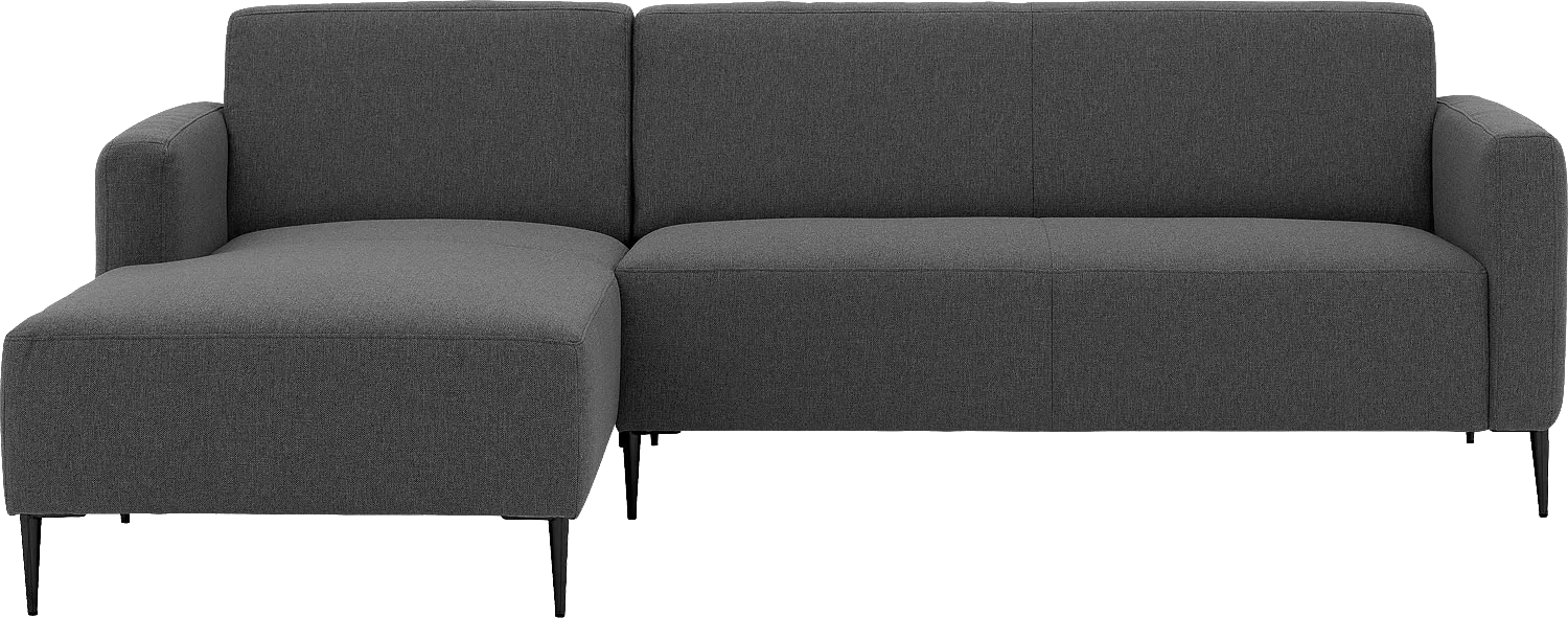 Goossens Bank Key West grijs, stof, 2,5-zits, modern design