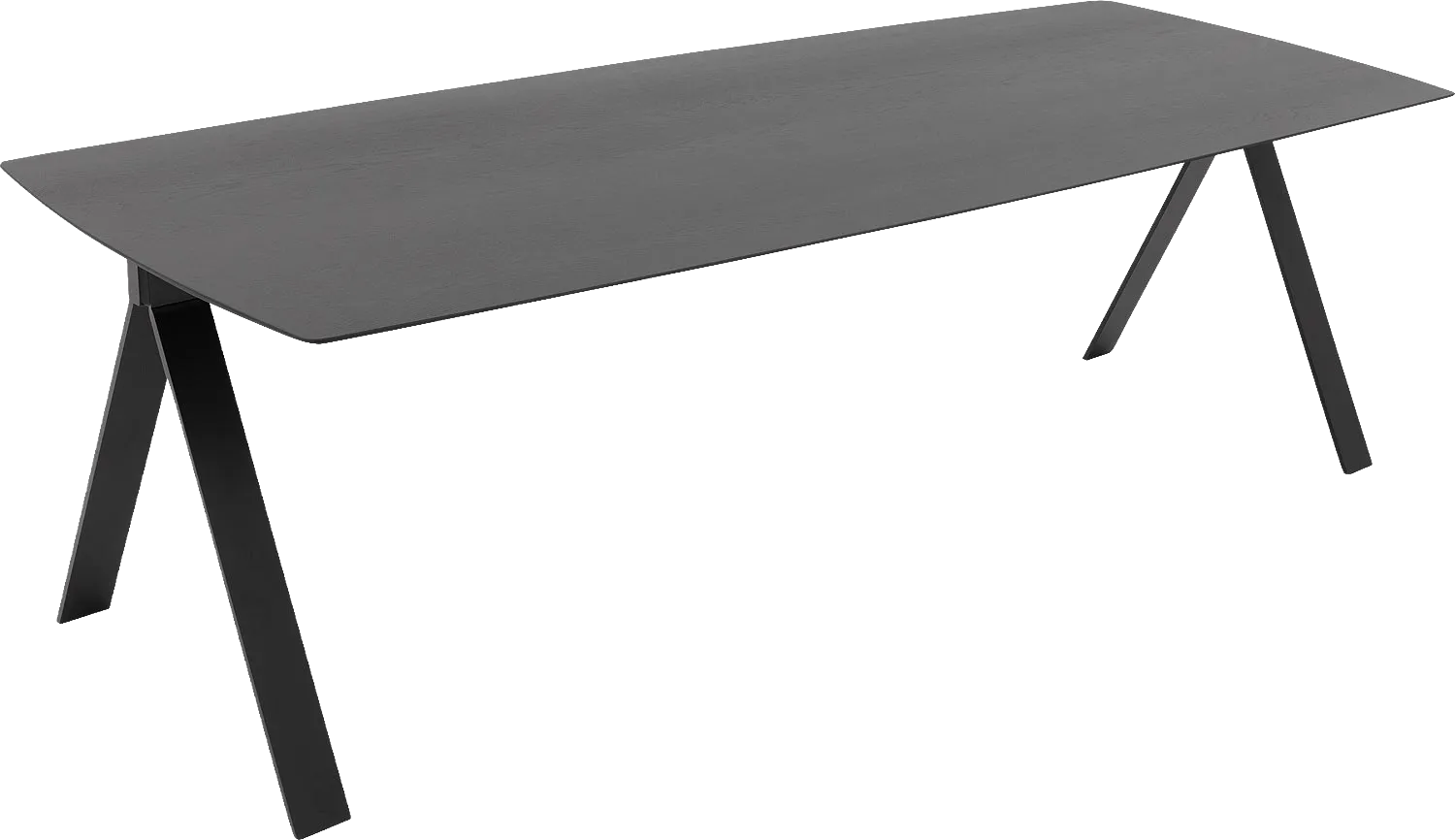 Goossens Excellent Eettafel Uniek, Semi rechthoekig 240 x 100 cm