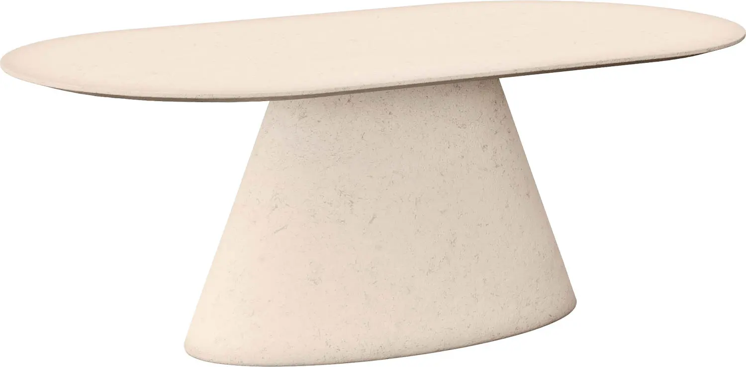 Goossens Stone Eettafel Beton Beige - 8252504-goossens-stone-eettafel-beton-beige-01