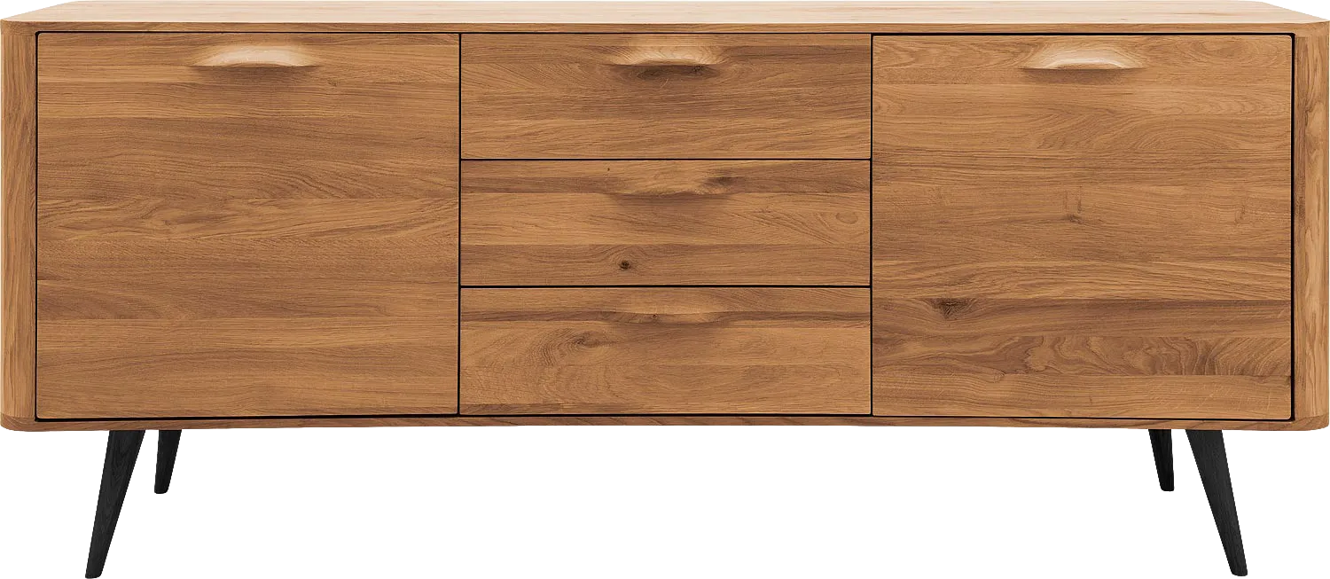 Goossens Dressoir Bjarte, 2 deuren 3 laden