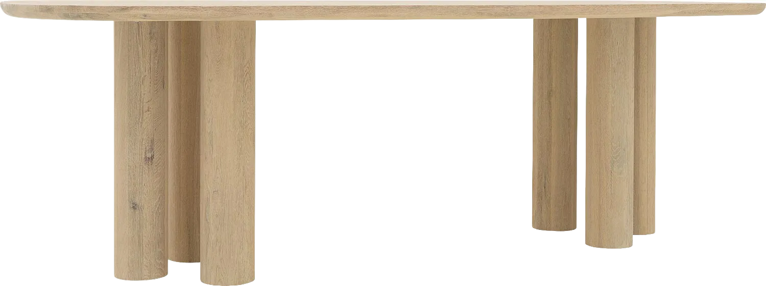 Goossens Slim Eettafel Eiken Wit - 8252120-goossens-slim-eettafel-eiken-wit-04