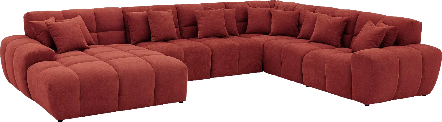 Goossens Excellent Kubus Bank Stof Rood - 8252849-goossens-excellent-kubus-bank-stof-rood-02