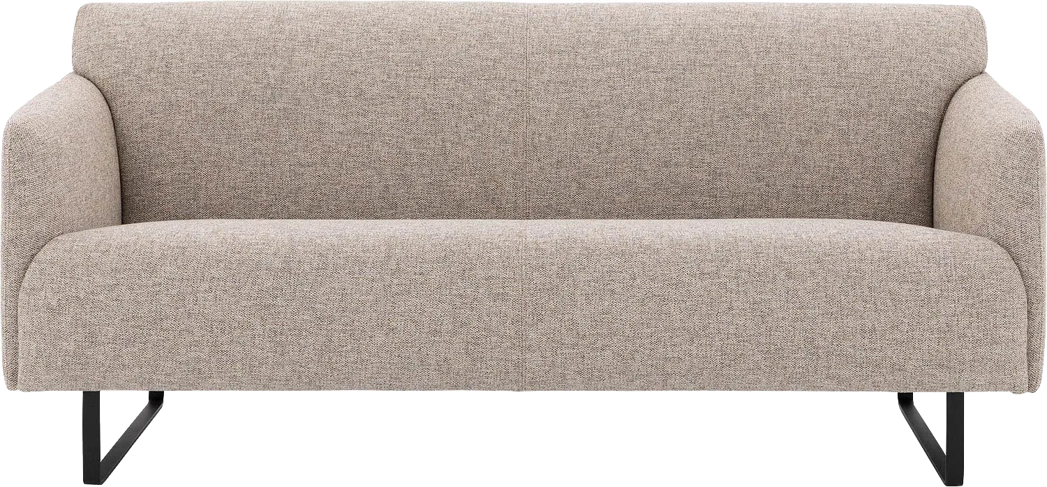 Goossens Excellent Bank Montreal bruin, stof, 2,5-zits, modern design