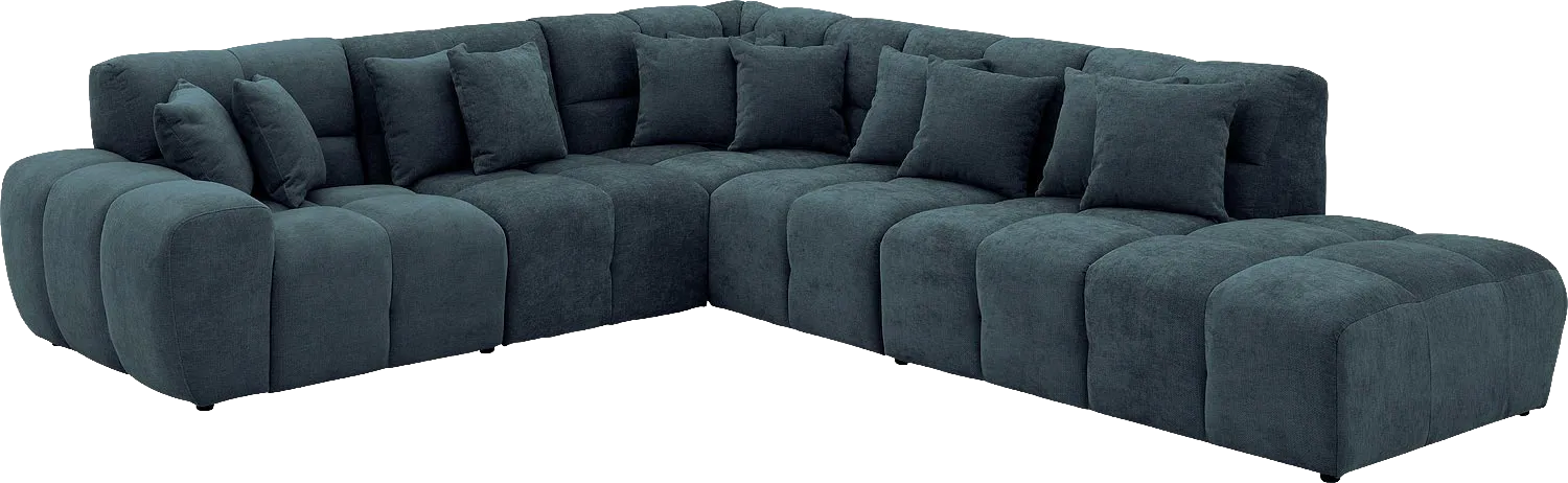 Goossens Excellent Kubus Bank Stof Blauw - 8252751-goossens-excellent-kubus-bank-stof-blauw-02