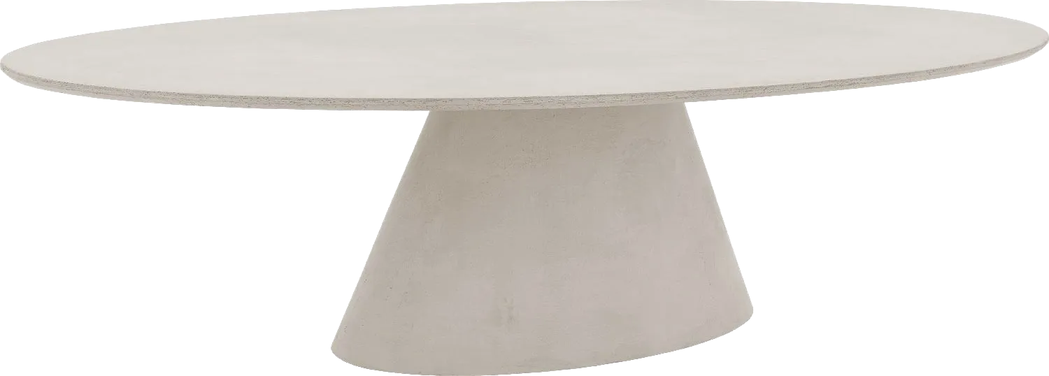 Goossens Eettafel Stone, Ovaal 290 x 120 cm