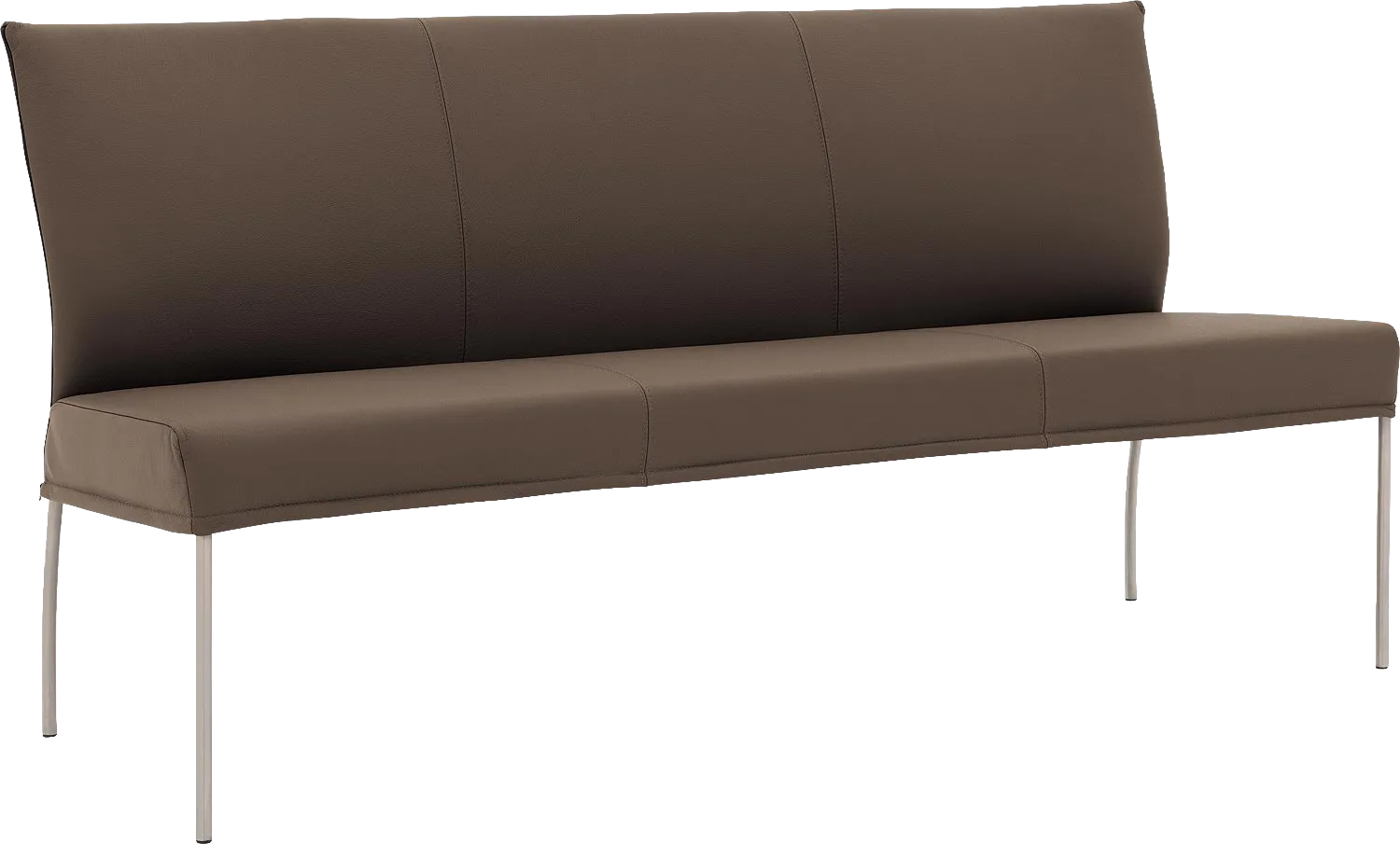 Goossens Eetkamerbank Funk, Zonder arm, 190 cm breed