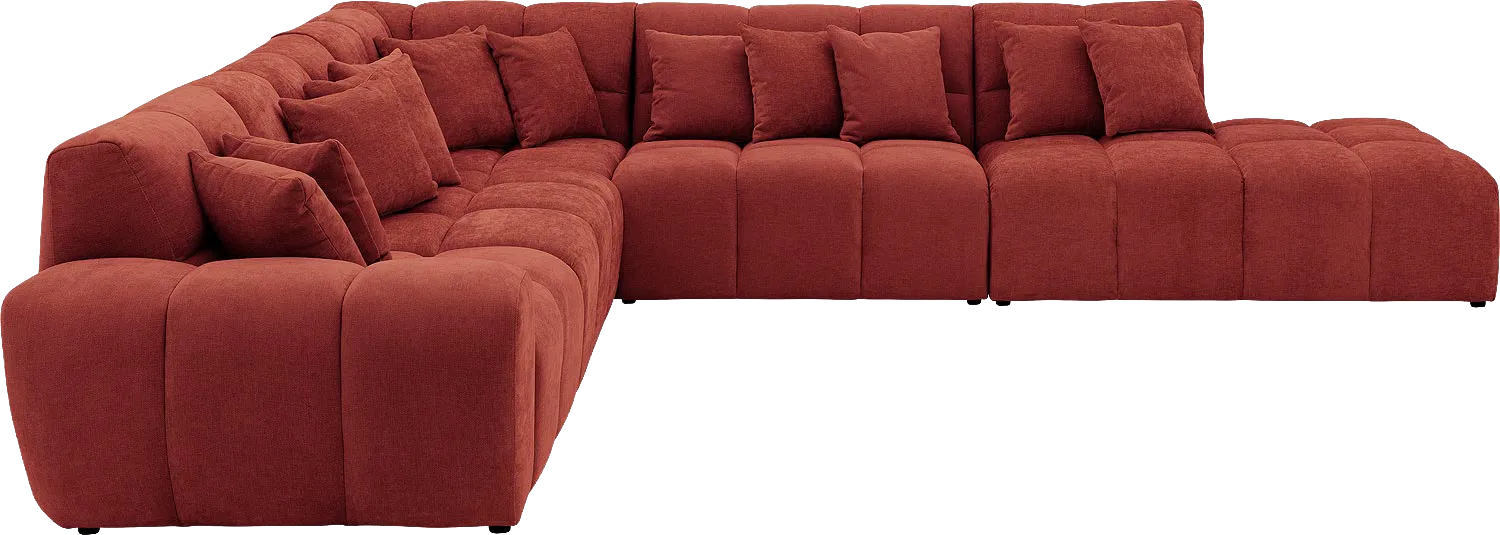 Goossens Excellent Kubus Bank Stof Rood - 8252871-goossens-excellent-kubus-bank-stof-rood-05