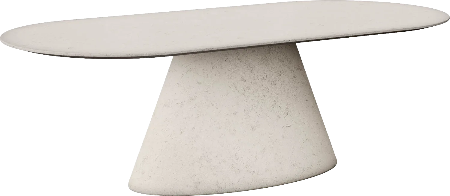 Goossens Stone Eettafel Beton Grijs - 8252512-goossens-stone-eettafel-beton-grijs-01