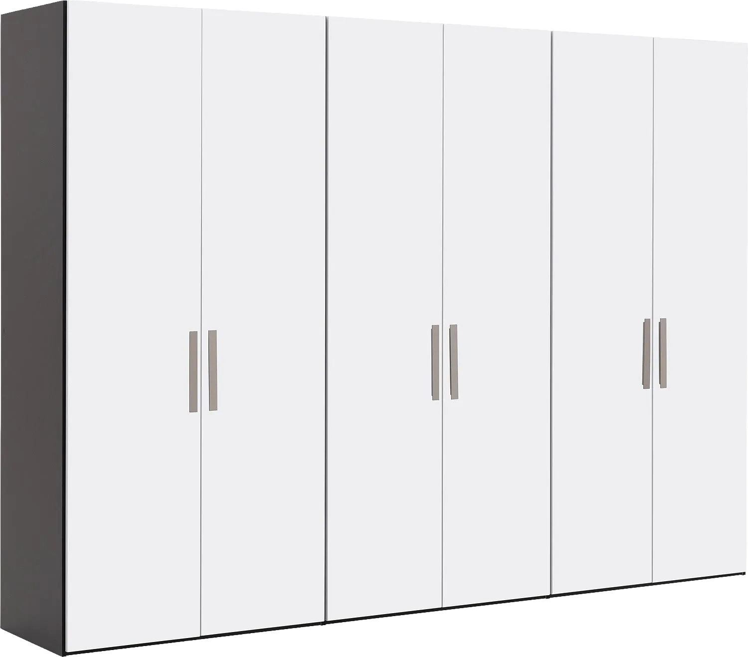 Goossens Kledingkast Easy Storage Ddk, Kledingkast 304 cm breed, 220 cm hoog, 6x draaideur